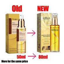 Argan Oil 80ml – Cold-Pressed Lightweight Hair Serum For Dry & Damaged Hair, Essential Scalp & Hair Care Oil, Deep Repair & Long-Lasting Nourishment With High-Quality Ingredients - yellow hair essence oi - 查看 2