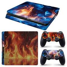 1 Set Waterproof, Scratch-Resistant Printed Skin Stickers Compatible With PS4 Slim Game Console, Personalized Decorative Protective Decal Stickers - FOR  Slim - View 14