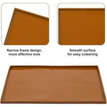 1 pieza Tapete para Pastel Suizo 31cm X 26cm, Molde de Silicona para Pastel Suizo - Antiadherente, Flexible, Fácil de Limpiar - Para Entusiastas de la Repostería y Panaderos Caseros - Regalo Perfecto para Amantes de la Repostería - Ver 5
