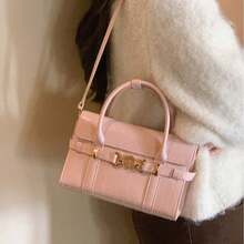 Women Top Handle Bags - Red - View 4