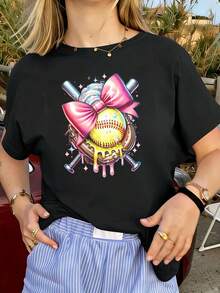 Women T-Shirts - Black - View 1