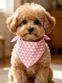 2条装 24.8*11 英寸狗狗围兜，适用于小型、中型、大型和特大型犬猫 - 柔软宠物围巾，男女通用可重复使用狗狗围兜，围巾和口水巾 - 彩色 - 查看 5