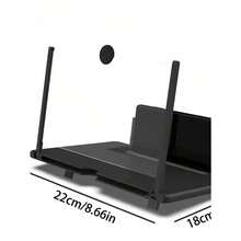 Amplificador de pantalla para móvil con protección ocular de ultra alta definición, soporte desmontable y dividido para móvil, - Multicolor - Ver 4