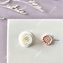 Khuôn cắt khuyên tai bằng đất sét hình biểu tượng độc đáo, lạ mắt, dùng để làm mặt dây chuyền trang sức thủ công. Dụng cụ cắt thủ công. - trắng - Xem 9