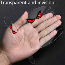 Black Eye Transparent PVC Car Door Handle Protective Film, Scratch-Resistant And Waterproof, Suitable For All Models, Easy To Install Adhesive Film, Durable Plastic Handle Anti-Scratch - A - View 6