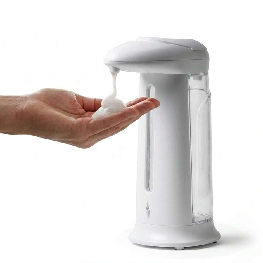Aquarius GELCAVE Automatic Foaming Soap Dispenser 330ml Freestanding Motion Sensor Touchless Hand Wash Dispenser For Kitchen Bathroom Office Home - A - View 1