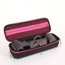 Caja de almacenamiento para secador de pelo , bolsa de almacenamiento para herramientas de peluquería, bolsa de almacenamiento para rizadora y plancha de pelo, bolsa de almacenamiento para secador de pelo de EVA. - amoratado - Ver 6
