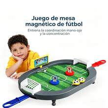 Juego de mesa de fútbol magnético doble, juego de mesa de inteligencia infantil - Negro - Ver 8