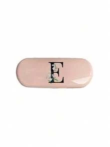 Hard Eyeglass Case With A-Z Letter & Pink Daisy Flower Print, Portable Protective Eyewear Case, Waterproof Dustproof Glasses Storage Box, Suitable For Students Daily Use, Mother's Day Gift, Fits Regular Glasses And Fashion Glasses - Multicolor - View 13