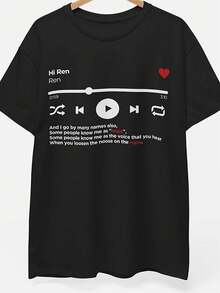Men T-Shirts - Black - View 7
