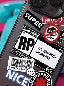 1个时尚标语拼接印花防震手机保护壳，兼容 11 12 13 14 11Pro Max 12Pro Max 13Pro Max 14Pro Max XR 15 15PRO 15PROMAX，Galaxy A05/A15/A25/A35/A53/A54/A55/S23/S24，防水防摔防刮。 - 彩色 - 查看 3