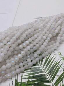 6/8/10mm Natural Stone Beads, Purple Stone, Spodumene, Tiger Eye Agate, Elegant Round Loose Beads, Energy Stone, Suitable For Prayer Beads, Yoga, Jewelry Making Accessories - Multicolor - View 9