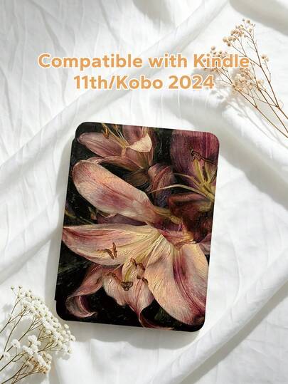 1 chiếc ốp bảo vệ Kindle họa tiết cây cỏ và hoa, bảo vệ toàn diện, chống rơi vỡ, chống bụi, chất liệu TPU mềm, đệm khí ở các góc giúp giảm sốc, phù hợp với Kindle Paperwhite thế hệ thứ 11 năm 2021, Kindle (thế hệ thứ 11) ra mắt năm 2022, Kindle (thế hệ thứ 11 - ra mắt năm 2024) (6 inch), vừa vặn hoàn hảo để bảo vệ thiết bị đọc sách của bạn.