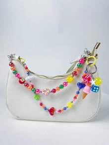 3-In-1 Accessory Pack, Women's Bag Chain, Wallet Chain, Wallet Pendant, Handbag Pendant, Wallet Keychain, Bag Accessories Pendant, Wallet Accessories, Cute Handbag Designer Pendant, Wallet Pendant And Chain, Backpack Accessories, Bag Pendant Accessories, Wallet Pendant, Suitable For Decorating Shell Bags/Bridal Parties/Straw Beach Bags/Prom Accessories/Prom Bags, 2000s Style, Suitable As Mother's Day Gift/Teacher's Day Gift - Multicolor - View 10