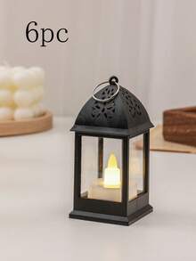 6pcs Mini Hollow Lanterns, Creative Birthday Romantic Guiding Lights, Bedroom Desk Decor Atmosphere Lamp, Suitable For Multiple Scenes - Multicolor - View 11