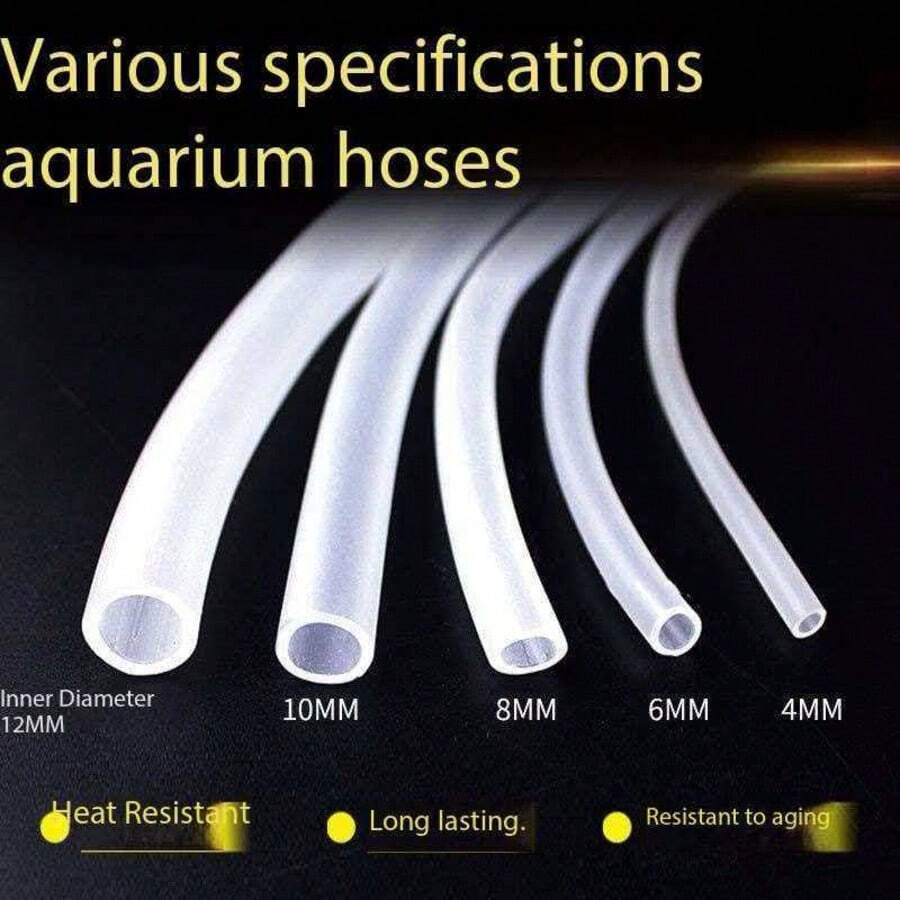 Ống mềm PVC trong suốt dài 3 mét, đường kính trong 4-30mm, vật tư làm vườn, ống dẫn nước, chiều dài có thể tùy chỉnh, ống bền và linh hoạt, thích hợp cho tưới cây trong vườn và bể cá. - A - Xem 1