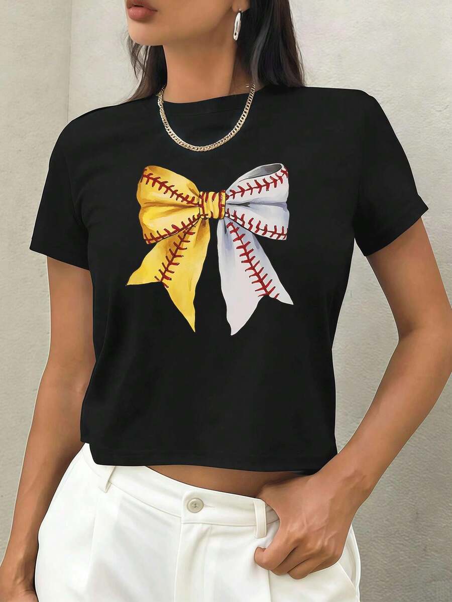Women T-Shirts - Black - View 1