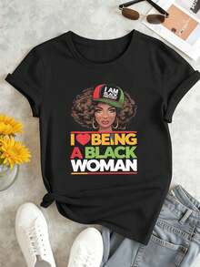Women T-Shirts - Black - View 2