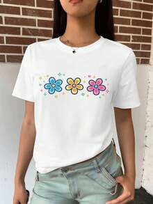 Women T-Shirts - White - View 2