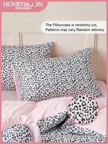 1pc Leopard Print Pillowcase - 100% Polyester Lightweight And Soft Fabric With Exquisite Printing, Breathable, Wrinkle-Resistant, Envelope Closure Design, No Pillow Insert Needed - Suitable For Home, Dorm, Sofa, Oeko-Tex Certified, Great Gift For Mom - Multicolor - View 2