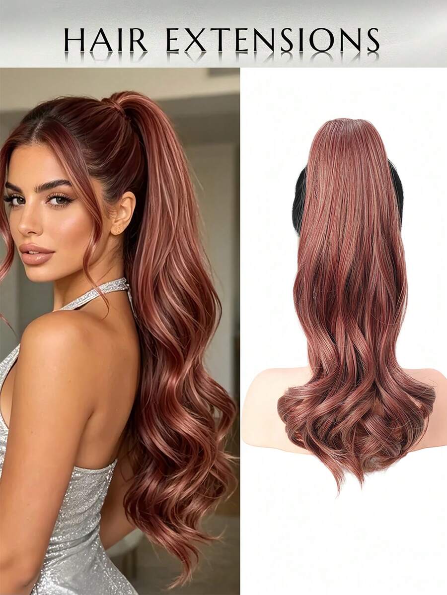 Tóc giả WaveTrip SS Style Inspo dành cho nữ, thích hợp cho kỳ nghỉ hè, kiểu dáng ombre, dài 24 inch, chịu nhiệt, chất liệu tổng hợp, phù hợp cho phụ nữ, bé gái, dự tiệc và sử dụng hàng ngày. - Nhiều màu - Xem 1
