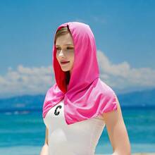 Sun Protection Shawl, All-Over Cooling Beach Shawl, Summer Sun Protection, Breathable, UV-Resistant, Versatile Headscarf - One Size Fits All - View 1