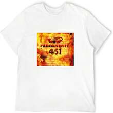 Fahrenheit 451 White T-Shirt - White - View 2