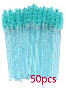 Bộ 50 cọ chuốt mascara dùng một lần, thích hợp cho nối mi/lông mày, cũng có thể dùng làm cọ kẻ mày, cọ tán phấn mắt, cọ xoắn ốc, v.v. - Nhiều màu - Xem 15