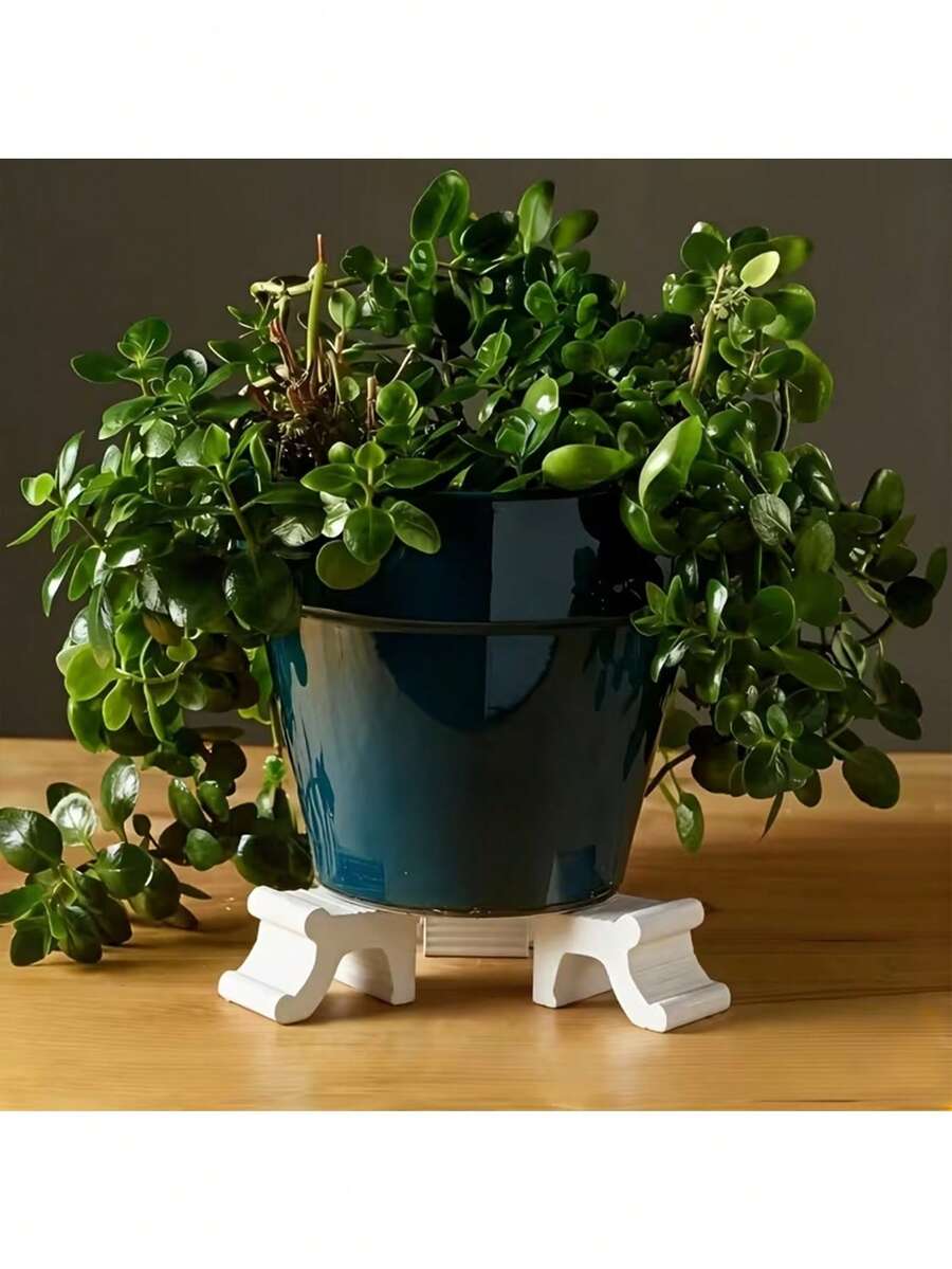 3个装花盆垫脚 – 精致花园增高垫，适用于花盆、植物架、小型家居装饰 – 非常适合室内外盆栽植物、阳台、露台、窗台 – 植物爱好者、园艺爱好者、家居装饰爱好者和DIY爱好者的理想之选 - A - 查看 1