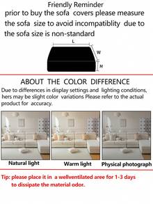 1 tấm bọc ghế sofa co giãn, chống trượt, phủ toàn bộ bề mặt, dùng được cả bốn mùa, chất liệu vải dày dặn, có thể giặt máy, chống bụi, thân thiện với thú cưng, có thể điều chỉnh kích thước cho phòng ngủ, văn phòng, phòng khách, ghế sofa hình chữ L và ghế sofa 1/2/3/4 chỗ ngồi. - Màu be - Xem 6