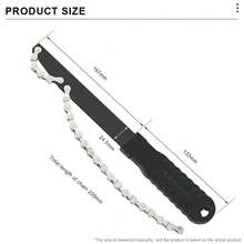Llave para Cassette de Bicicleta con Herramienta de Extracción de Volante, Resistente al Desgaste, de Acero de Alta Resistencia, Herramienta Portátil para Reparación de Bicicletas - Juego de plata - Ver 6