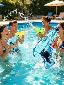 6/12/18/24 Party Favor Packs Water Clear Water Shooters Water For Swimming Pool Summer Beach Sand Water Fightin - One Size Fits All - View 1