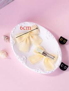 Kẹp tóc hình bướm thủ công, phụ kiện tóc tối giản đa năng. - 2 chiếc - Xem 7