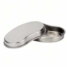 1pc 3-Piece Stainless Steel Laboratory Tray - Easy To Clean With Rounded Corners, Suitable For Laboratory, Medical And Scientific Research, Polished Surface, Sturdy - Set - View 7