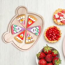 1pc Wooden Bear Shaped Tray, Desktop Decor Tray, Birthday Party Decoration, Baby Shower Supplies, Wedding Party Table Decor, Event Decoration Tray (Not For Food Contact) - 1 - View 7