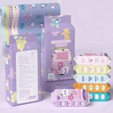 Printed Pattern Cleansing Wet Wipes, Reusable Student Portable Wet Wipes, Travel Pack Wet Wipes No Additives - Multicolor - View 12