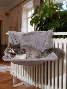 Hanging Cat Bed, Suspended Cat Nest, Wall-Mounted Cat Hammock, Pet Bed For Cats, Suitable For All Seasons, Hanging On Window Sill For Sunbathing - L-shaped - View 3