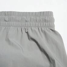 男士休闲直筒梭织短裤，JI7236，春夏款 - 灰色 - 查看 5