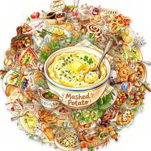 50pcs/Pack New PET Material European & American Style French Cuisine Stickers, Cartoon Design, Transparent Material, Waterproof, Suitable For Fridge Stickers, Customizable Pattern - 50 PET Stickers Featuring European and French Cuisine - View 4