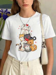 Women T-Shirts - White - View 1