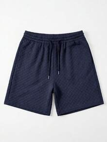 GRDR Men's Fashionable Casual Knit Pants, Versatile For Spring And Summer - Navy Blue - View 4