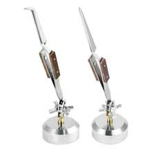 Pinza de mesa giratoria 360°, bloqueo cruzado para soldadura de joyería, pinzas con base, para fabricación de joyas, soldadura y reparación - Pinzas de escritorio - Ver 8