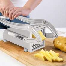 Premium Chip Cutter French Fry Cutter, Stainless Steel Potato Slicer With 2 Blade Options, Christmas Gift For Her, Stocking Filler - Default - View 7
