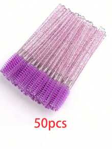Bộ 50 cọ chuốt mascara dùng một lần, thích hợp cho nối mi/lông mày, cũng có thể dùng làm cọ kẻ mày, cọ tán phấn mắt, cọ xoắn ốc, v.v. - Nhiều màu - Xem 13
