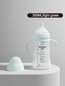 1pc Baby Wide Mouth Rabbit Design Anti-Drop Anti-Colic Feeding Bottle, Suitable For Infant Feeding - Multicolor - View 16