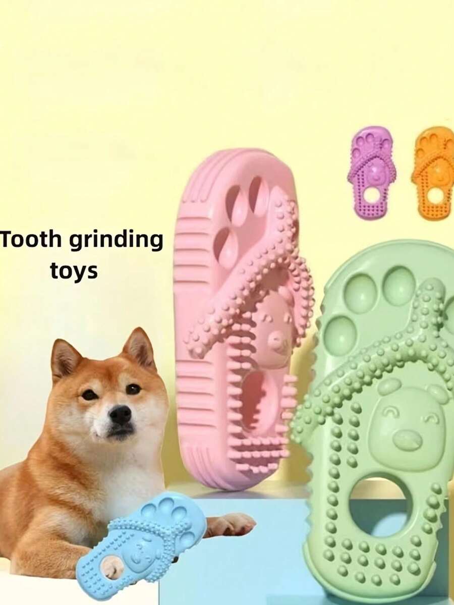 Đồ chơi gặm cho chó hình dép, chống cắn, bền và tiện dụng, chất liệu phù hợp cho chó nhỏ, vừa và lớn, đồ chơi gặm lý tưởng. - Nhiều màu - Xem 1