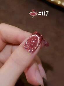 12毫升装，2026年礼品闪耀星空水钻玫瑰红晚霜，秋季紫金水晶猫眼凝胶指甲油。适合所有季节，半透明猫眼磁性美甲。需搭配底油和亮油使用，并需使用UV灯。植物基猫眼美甲套装，适合初学者，可用于居家、办公、通勤和约会等场合。沙龙级效果，持久28天。 - 彩色 - 查看 17