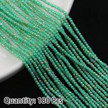 180 hạt thủy tinh mài giác, nguyên liệu tự làm trang sức cho vòng tay, vòng cổ, phụ kiện đội đầu, bông tai. - Tự làm đồ trang sức bằng hạt thủy tinh - Xem 13