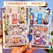Bộ văn phòng phẩm Snoopy Peanut Comics 4 món/bộ, đồ dùng học tập 4 trong 1, quà tặng học sinh/tiệc tùng/mùa tựu trường (Kiểu ngẫu nhiên) - Nhiều màu - Xem 6