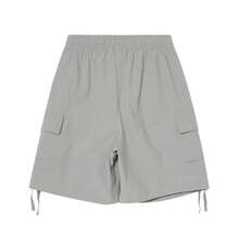 男士休闲直筒梭织短裤，JI7236，春夏款 - 灰色 - 查看 2